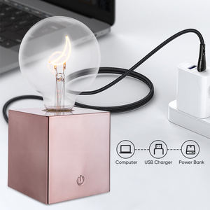 Moderne Simple Touch Usb Rechargeable Restaurant Chambre Salon Chevet <span class=keywords><strong>Bar</strong></span> Lampe De Table Lumière - Product Image 2