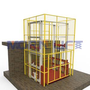 11m 3000 kg के साथ सामान्य औद्योगिक हाइड्रोलिक लिफ्ट माल लिफ्ट कार्गो लिफ्ट सुरक्षा बाड़ - Product Image 2