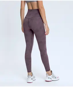 Mallas de Yoga ajustadas de poliéster para niñas pantalones de Yoga blancos de talla grande florales de cintura alta, pantalones de Yoga recortados con Control de barriga rasgados