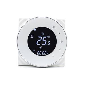 HVAC системы настенного монтажа кондиционера круглой формы гнезда FCU комнатный термостат с Wi-Fi - Product Image 1