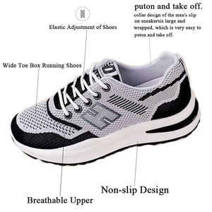 Nouveautés Mode Chaussures décontractées pour femmes Respirantes Basses Jogging Course Marche Antidérapantes Baskets de sport pour hommes garçons - Product Image 2