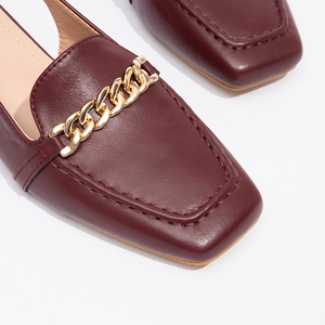 Nouvelles sandales françaises à bout carré, chaussures à <span class=keywords><strong>talon</strong></span> épais avec bride à boucle unique, confortables et décontractées pour femmes - Product Image 5