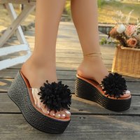 Sandales à talons compensés et semelles épaisses pour femmes, best-seller chic, exclusivité africaine, grande taille