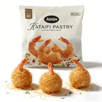 Sac d'emballage en plastique transparent personnalisé avec fenêtre et support thermique pour fruits de mer surgelés, boulettes de poisson, bâtonnets de crabe, sushis, aliments pour animaux de compagnie
