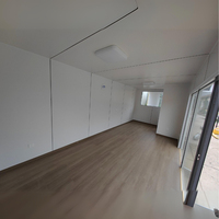 FMX Conteneur plat préfabriqué en acier et panneau sandwich de 40 pieds Kits gonflables de cabane en rondins de 40 pieds pour la maison ou l'hôtel