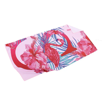 Serviette de plage en coton recyclé résistant au sable fournie en usine avec bande élastique unique Serviette de voyage facile à transporter Serviette de bain