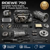 Pièces de suspension de voiture d'origine, accessoires, pièces détachées automobiles compatibles avec Roewe 750 2006-2016, calandre, pare-chocs, garde-boue, feux arrière