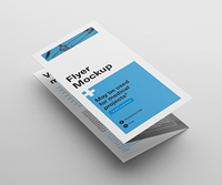 Impression de dépliants pliés en trois personnalisés, dossier promotionnel, poche, dépliant imprimable, flyer