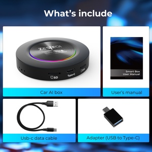 Zestech hộp ma thuật hỗ trợ HD Youtube xe Google Play cửa hàng <span class=keywords><strong>Android</strong></span> tự động đa phương tiện ai hộp Carplay Bộ chuyển đổi không dây - Product Image 5