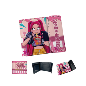 Kawaii Kpop Dämonen jäger Merch Geldbörse Cartoon Nette Geldbörse PU Wasserdichte Kpop Demon Hunter Geldbörsen - Product Image 1