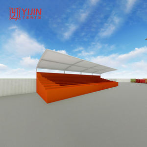 Structure de toiture en membrane tendue en PVDF pour gymnases et stades, auvent de protection architectural - Product Image 3