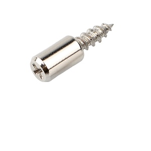 Supports de fixation pour étagères de meubles GQK, plaqués nickel, connecteurs et quincaillerie - Product Image 5