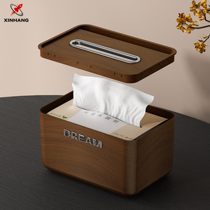 Boîte à <span class=keywords><strong>mouchoirs</strong></span> Xinhang avec un design classique, boîte à <span class=keywords><strong>mouchoirs</strong></span> en plastique de bureau, boîte de rangement pour <span class=keywords><strong>mouchoirs</strong></span> en plastique rétro créative - Product Image 4