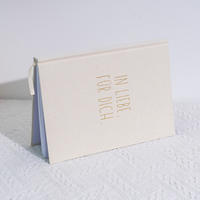 Carnet A5 personnalisé imprimé, couverture rigide en tissu épais, planificateur en lin, journal promotionnel, fournitures scolaires