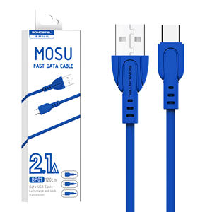 Somostel usine bas prix câble usb 2.1A macaron coloré câble de charge premium PVC durable câble de données usb pour iPhone TC Micro - Product Image 5