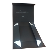 Boîtes d'emballage personnalisées de luxe faites à la main avec pelliculage mat pour chaussures et vêtements, dossiers en carton pour chaussettes et fourrures, taille et couleur personnalisables