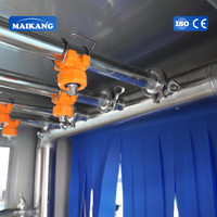 Hogedruk broodbakpallet plastic bak reiniger omzetkrat voedselcontainer wasmachine groentemandwasser