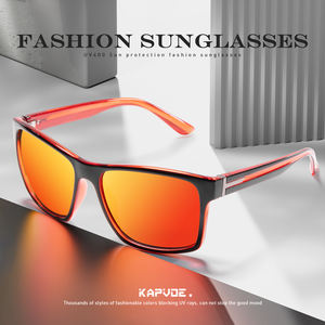 KAPVOE Fashion Polarized <strong>Tac</strong> Lens HD Comfortable <strong>Skin</strong>-Friendly Sports Glasses 100% UV400 Protection Outdoor Sunglasses - Product Image 3