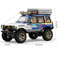 JXC LR1801 2026 Nouvelle voiture RC MOC à l'échelle 1/18, 4 roues motrices, double vitesse, modèle tout-terrain, jouets DIY pour enfants, garçons et adultes, cadeaux de voitures RC
