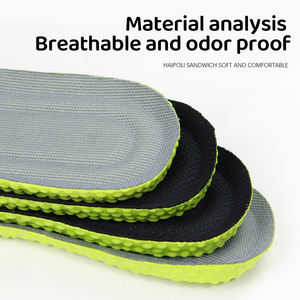 ユニセックスPUスポーツインソール 高弾性 超ソフト素材 衝撃吸収 防臭 通気性 春用靴インソール - Product Image 4