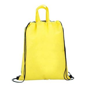 Sac fourre-tout personnalisé avec cordon de serrage et poignées renforcées, sac à dos, cadeaux sportifs, publicité promotionnelle, sac non tissé, idées commerciales - Product Image 2