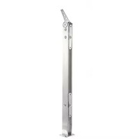 Balustrade en verre de style moderne pour la maison Poteaux en acier inoxydable pour jardin Sous-sol Balcon Piscine Appartements Garde-corps en verre