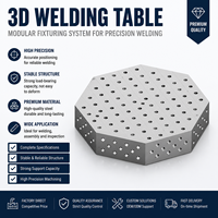 Plateforme de soudage 3D à haute précision, table de fixation modulaire pour le soudage de cadres de moto et de pièces automobiles