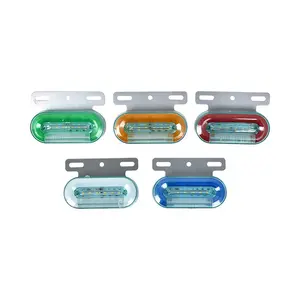 Hy Hoge Kwaliteit 12v24vled Flow Truck Rand Licht Rood Blauw Groen Wit Truck Rand Licht