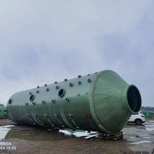 Fiberglass Desulfurization Tower FRP Integrated Desulfurization And Denitrification Tower For Gas Disposal Machinery - Product Image 1