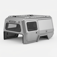 Capot rigide de camionnette 4 portes pleine hauteur en alliage d'aluminium pour camping en tout-terrain