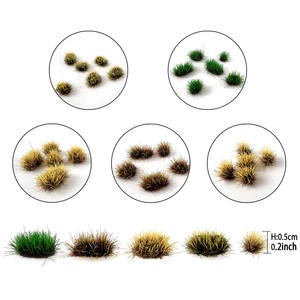 نموذج مشهد من الزهور والعشب البلاستيكي متعدد الألوان ذاتي اللصق بارتفاع 5 مم (لديوراما واقعية للغاية ونماذج القطارات) - Product Image 5