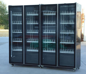 Réfrigérateur commercial vertical à 4 portes pour boissons, avec éclairage LED, pour <span class=keywords><strong>bar</strong></span>, restaurant, vin et boissons froides - Product Image 5