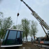 Villa modulaire extérieure de 11,5 m de long, hôtel capsule, maison de luxe, cabane préfabriquée, hôtel préfabriqué, mini-maison