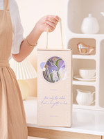 Coffret cadeau de parfum personnalisé pour la Saint-Valentin, emballage en papier artistique, boîte en papier de luxe pour flacon de parfum et cosmétiques