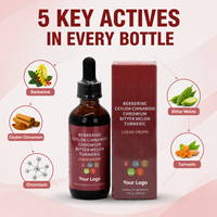 Extrait liquide de cannelle de Ceylan naturelle en gouttes – Complément alimentaire pour le bien-être quotidien, le métabolisme et la santé digestive – Soutien OEM ODM