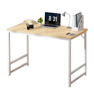 60cm breiter Home Study Tisch Computer Laptop Schreibtisch Workstation mit Metall beinen Ahorn