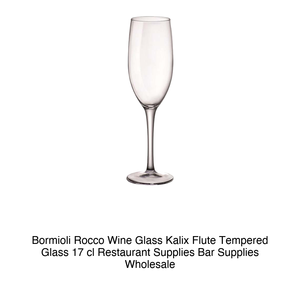 Flûte en verre trempé Kalix 17 cl Bormioli Rocco H 19,5 cm Ø 4,5 cm - Product Image 2