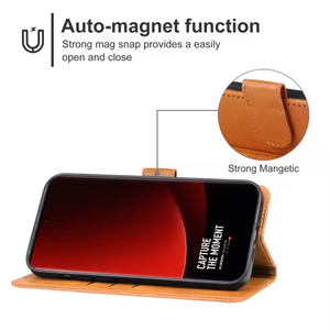 Étui de téléphone professionnel à rabat en cuir PU souple pour <span class=keywords><strong>iPhone</strong></span> 16 15 14 13 12 <span class=keywords><strong>11</strong></span> Pro Max Plus avec fente pour carte et housse de téléphone - Product Image 3