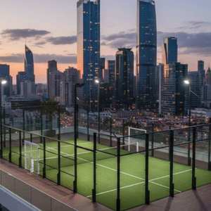 Estructura de 10x20 Metros de Nivel Torneo para Resorts de Lujo en Malta, Pista de Pádel Panorámica Portátil, Cancha de Pádel - Product Image 2