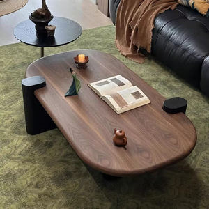Tavolino da Caffè Regolabile in Altezza, Estensibile, Facile da Montare, Design Leggero in <span class=keywords><strong>Legno</strong></span>, Arredamento per <span class=keywords><strong>Sala</strong></span> da Pranzo e Soggiorno - Product Image 4