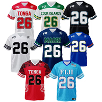 Camiseta de Entrenamiento con Diseño de Tatuaje Maorí Personalizado, Camisetas de Fútbol Americano, Ropa Deportiva Casual Vintage Rasta, Ropa de Fútbol de Samoa y Fiyi para Hombre
