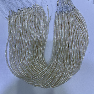 Hot Bán Mini Kích Thước 2-3Mm Trắng Khoai Tây Nước Ngọt Tự Nhiên Chuỗi Ngọc Trai - Product Image 1