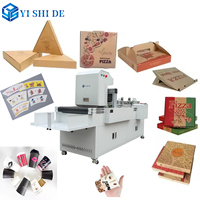 Nueva Impresora Automática de Cajas de Pizza de Cartón Digital de Impresión Única YI SHI DE con Velocidad de 50 m/min, Resolución de 1200 dpi, Color CMYK