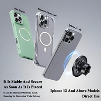 Adaptor Kepala Pengganti Dudukan Ponsel Mobil Universal 17mm Ball Socket Magnetik Grosir Pabrik untuk Ball Joint 17mm