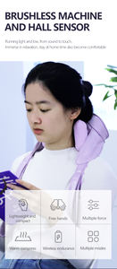 Pétrissage électrique et masseur de cou battant Relaxation musculaire des tissus profonds Soulagement de la douleur <span class=keywords><strong>Fitness</strong></span> pour le corps, le dos et les épaules - Product Image 4