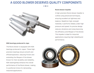 เครื่องเป่าล<span class=keywords><strong>ม</strong></span>รูทส์เกรดอุตสาหกรร<span class=keywords><strong>ม</strong></span>: บำรุงรักษาง่ายและทนทานสำหรับการใช้งานต่อเนื่อง - Product Image 3