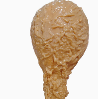 PRT Jumbo Squishy Poulet Frit Réaliste à Remontée Lente, Cuisse de Poulet Croustillante, Jouet Anti-Stress Doux, Collection Cadeau pour 14 ans et plus