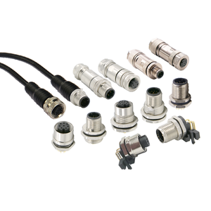 <span class=keywords><strong>Cable</strong></span> de Extensión Moldeado M12 Macho a Hembra o Hembra a Hembra de 2, 3, 4, 5, <span class=keywords><strong>6</strong></span>, 8, 12 Pines, Conector M12 IP67 - Product Image 1
