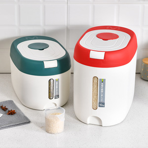 Bán Buôn 10Kg Nhà Bếp Nhựa Lưu Trữ Container Hộp Chống Ẩm Côn Trùng Bằng Chứng Kín Gạo Bin Thực Phẩm Lưu Trữ Container - Product Image 3