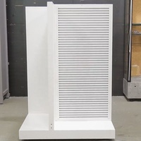 Usine bois blanc pleine vision 4 voies accessoires rayonnage détail pharmacie magasin supermarché gondole étagères